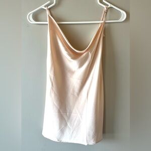 BNWT EKOUAER Cream Coloured Camisole - Cowl Neck - Dainty Romantic Fairy- Medium